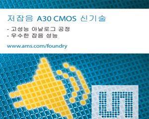 ams, 초저잡음 특성의 고성능 아날로그 공정기술 ‘A30’ 발표